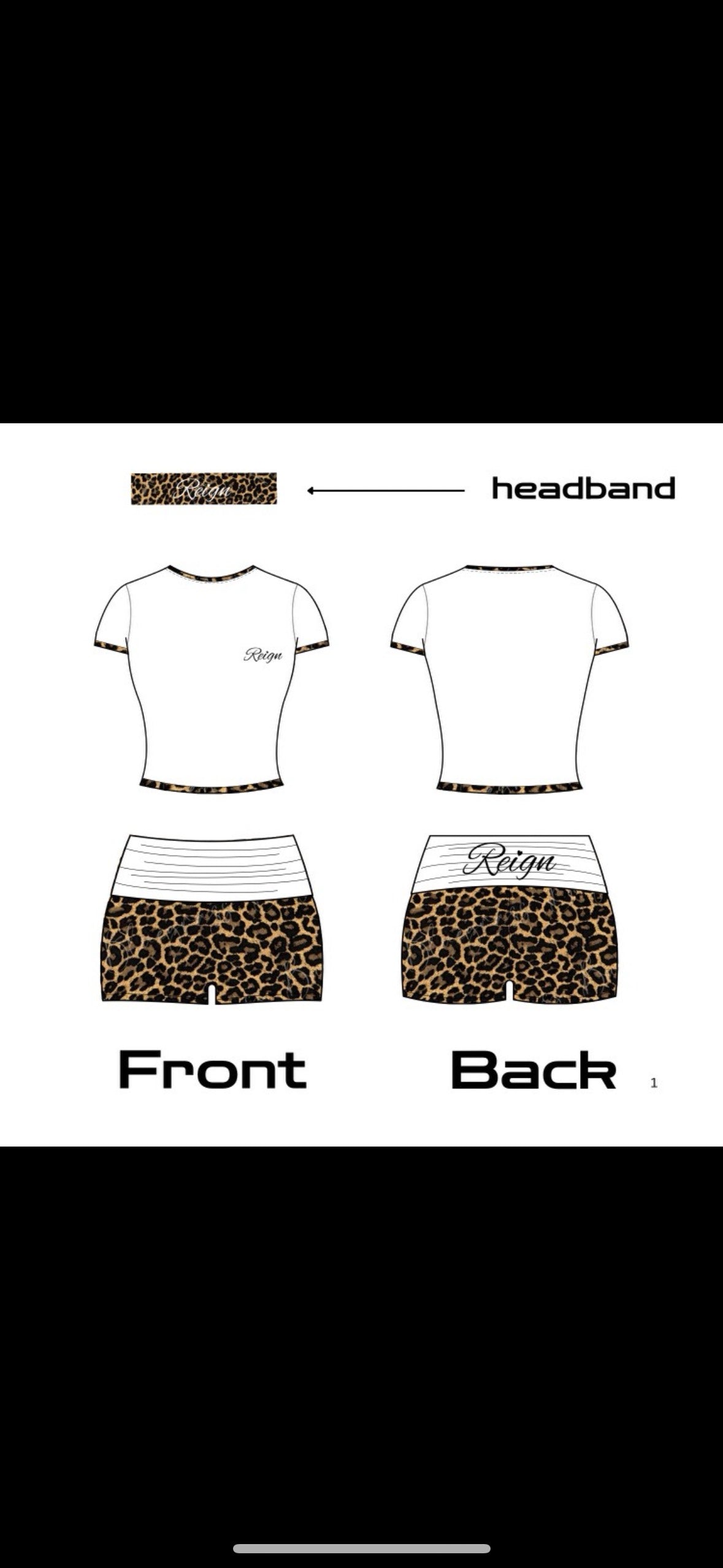 Cheetah Print Short Set