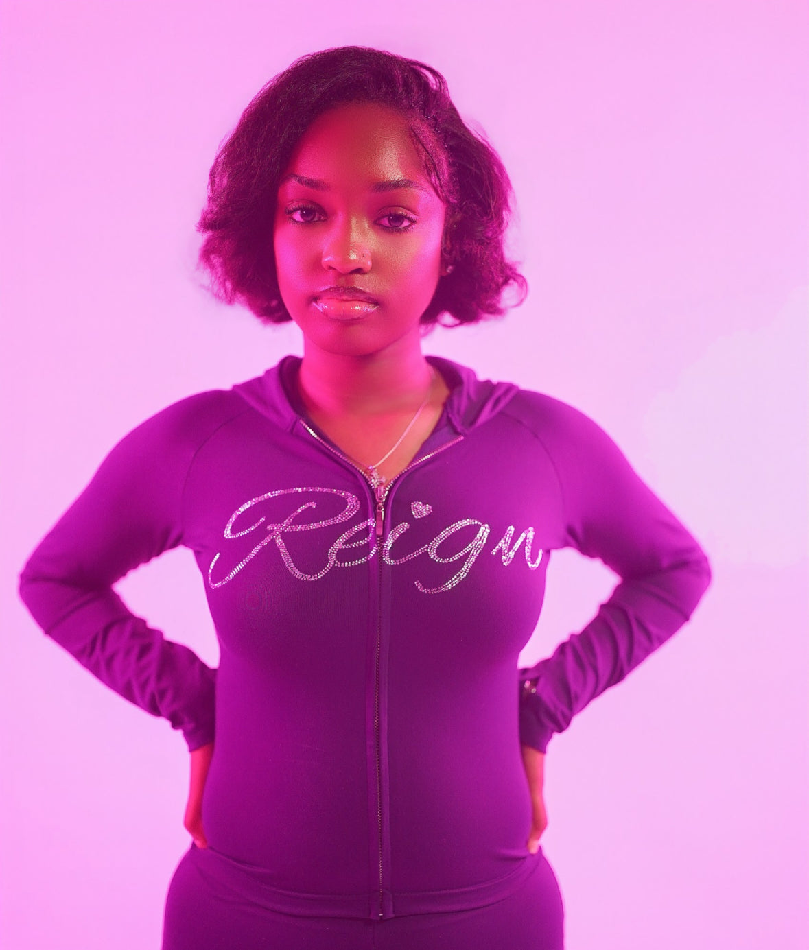 Navy Blue Rhinestone Set