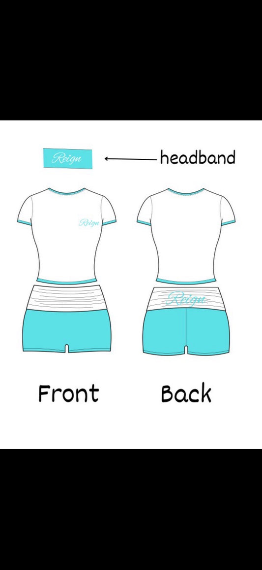 Blue Short Set